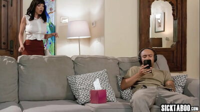 Hot big tits Latina Little Puck hardcore fuck with her big dick roommate