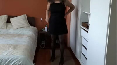 I come home horny and masturbate while watching my stepson jerk off.