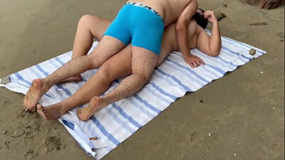 It happened in Brazil, a stepmother asks to be fucked on a nudist beach while others watch her. REAL