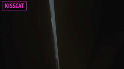 Step son Surprises Step mom in Share Bed, Fucks Sideways while She Holds Moans Till Facial