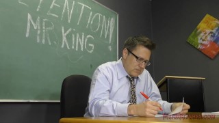 Black Student Seduces Her Teacher Into Becoming Her Slave- Ana Foxxx Femdom