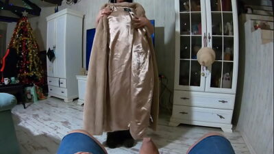 Romantic fucking and cum play on a fur-coat linner 268- preview