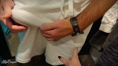 She Couldn’t Wait – Wild Changing Room Fuck During Shopping Trip!