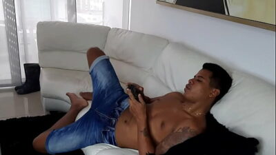 Stepmom interrupts my video game to suck my cock