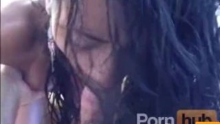 Tight brazilian chick picked up on the beach