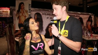 PornhubTV Alby Rydes Interview at eXXXotica 2014 Atlantic City