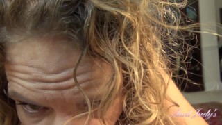 Aunt Judy’s – Your Naughty Step-Aunt Tia Sucks Your Cock (POV Experience)