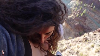 Pompino nel Canyon, fidanzata arrapata del cazzo grosso