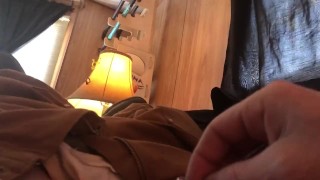 _-Hot Filthy Little Slut Tranny Shemale  Fiona Fox Playing With Her Penis Plug And Chastity Cage -_