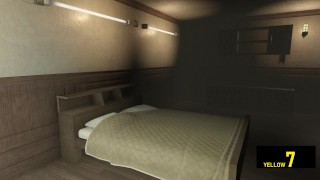 My friend wasn’t at home. But his bulky dad was!